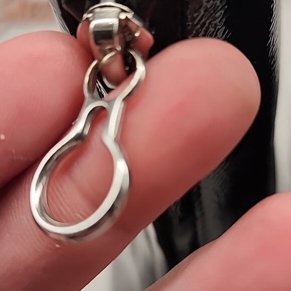 AEYDE DONNA 55MM BLACK PATENT CALF LEATHER MADE IN SPAIN LADIES 35 NWOB GORGEOUS - Picture 10 of 16